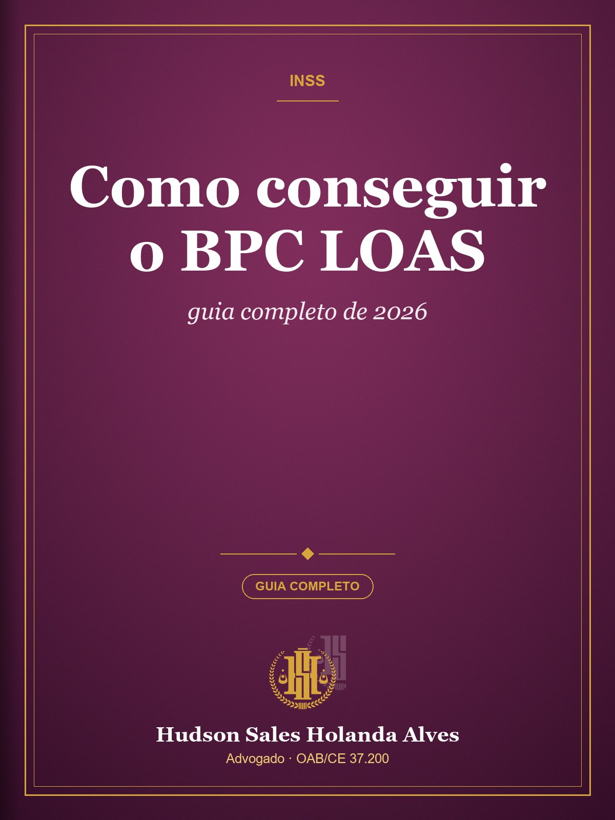 Capa do guia: Como conseguir o BPC LOAS: guia completo de 2026
